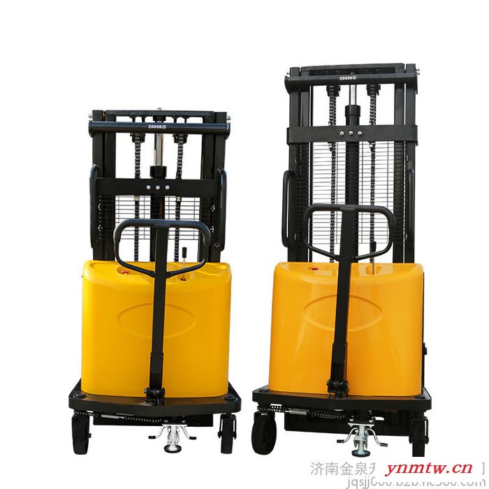 半电动堆高车电动叉车小型搬运液压升降机装卸车堆垛机半电动叉车图3