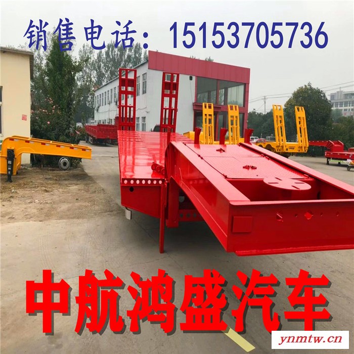 山东半挂车 低平板半挂车 挖掘机运输专用车图3