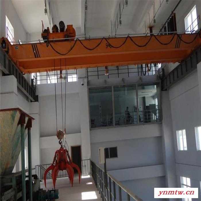 瑞璇双梁桥式起重机垃圾吊 双梁桥式抓斗起重机 冶金用抓斗起重图3