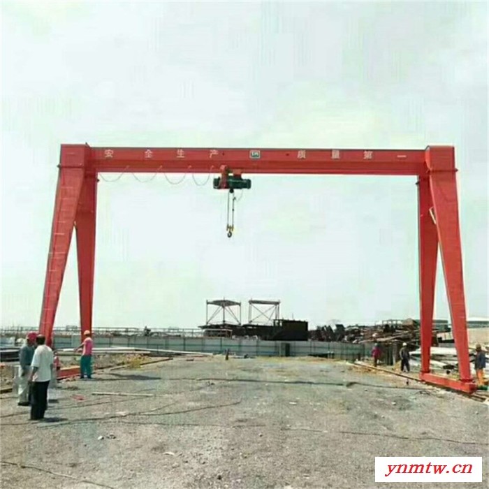 超越  简易门式起重机 5吨单梁门式起重机 多年制造经验 **价廉图4