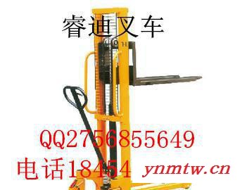 CTY手动叉车，液压升高车，手推液压堆高叉车图2