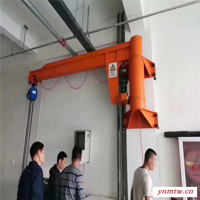 厂家供应起重机悬臂吊 360度固定式电动旋转悬臂起重机图8