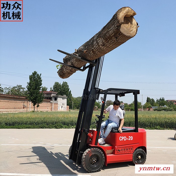 功众GZ20新能源电动叉车 座驾式电动叉车锻打货叉图5