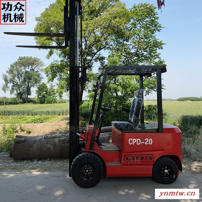 功众GZ20新能源电动叉车 座驾式电动叉车锻打货叉图7
