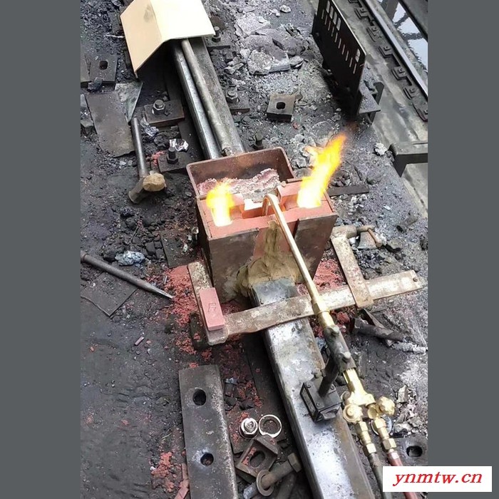 承接起重机铝热焊接道轨 双梁桥式起重机焊接道轨图1