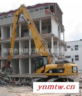 徐挖360LC-8B挖掘机改装拆楼机，挖机三段加长臂，拆楼机加长臂图2