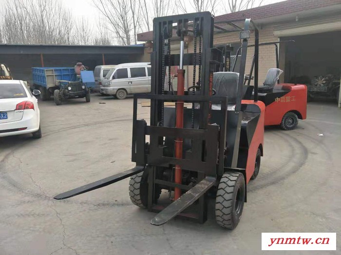 富茂1T四轮叉车 小型电动叉车 全电动堆高车 **  举高可定制  来电咨询 小型电动叉车图2