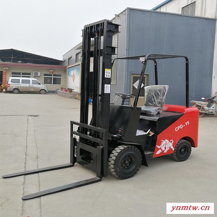 叉车液压搬运车 小型电动叉车 电瓶叉车 四轮座驾式叉车**图3