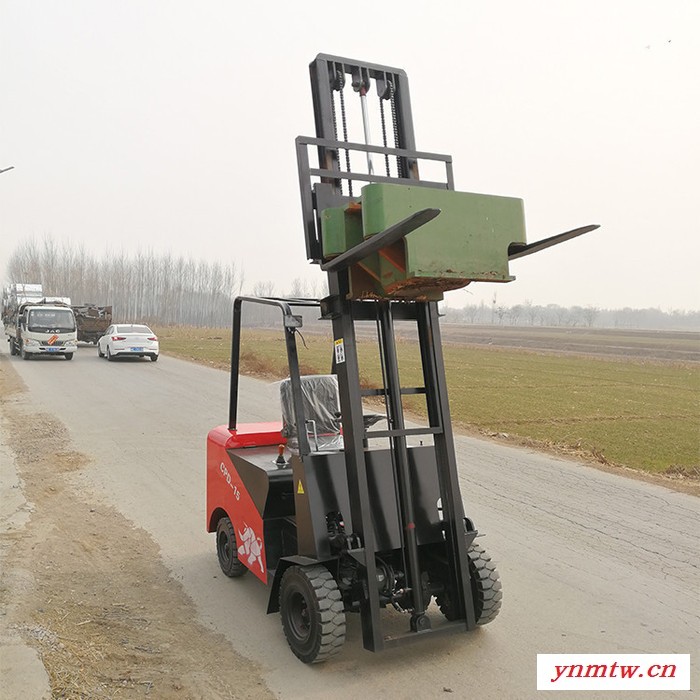 叉车液压搬运车 小型电动叉车 电瓶叉车 四轮座驾式叉车**图5