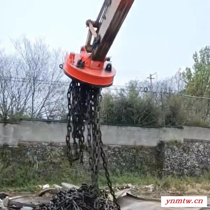 扬州专业厂家生产废钢吸盘，支持改造挖掘机，行吊，叉车等设备起重吸盘图6