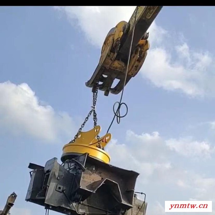 扬州专业厂家生产废钢吸盘，支持改造挖掘机，行吊，叉车等设备起重吸盘图7
