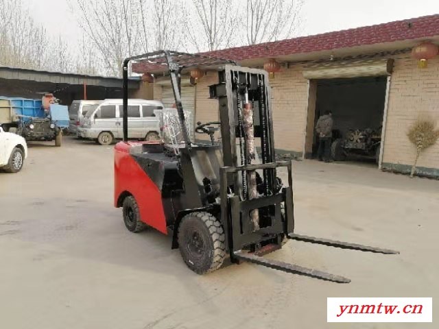 小型四轮电动叉车1吨充电叉车升高装卸车全电动堆高车电动铲车  举高可定制 小型四轮叉车 小型电动叉车图1