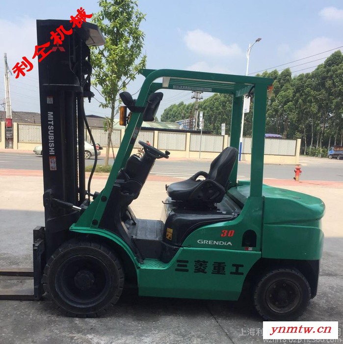 供应二手柴油叉车 三菱3吨叉车 内燃通用集装箱叉车图3