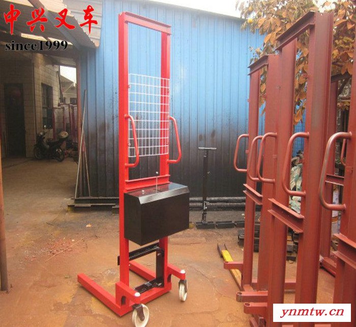 瑞拉特 简易1.6米半电动 半电动升高叉车 半自动电动叉车图1