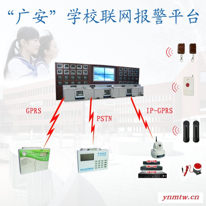 校园一键紧急应急报警系统 纯IP视频联网报警主机 联网报警系统图3