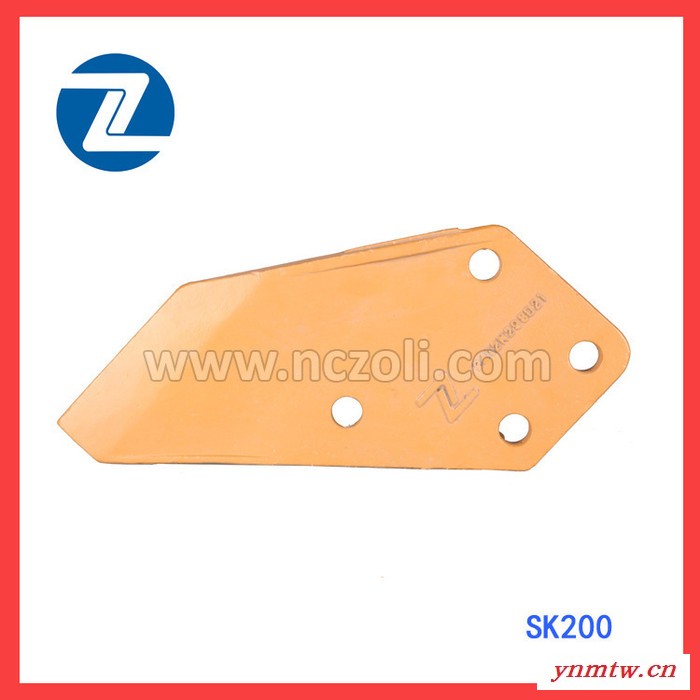 神钢挖掘机配件 SK200耐磨刀角板 边齿 精密铸造图1