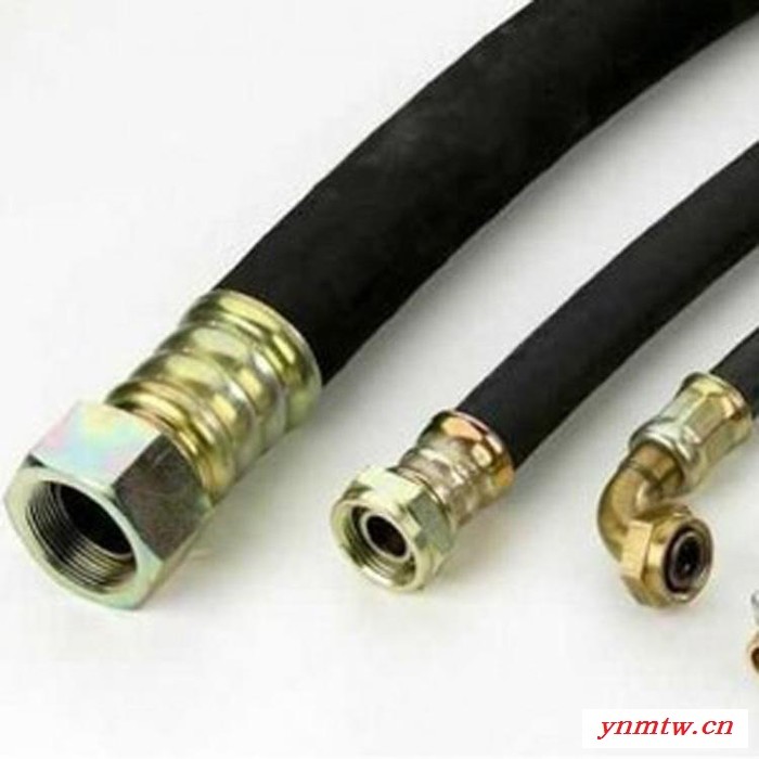汇科 外贸高压胶管自卸车钻用高压胶管挖掘机专用油管接头超高压油管总高压油管耐磨高压油管专卖图2