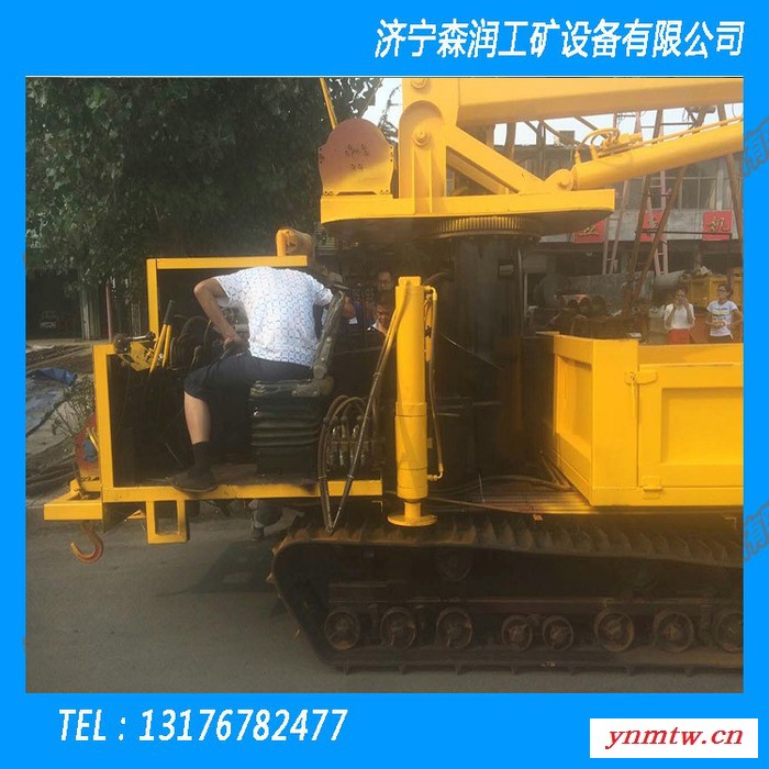 济宁森润8吨吊车起重机价格**吊车厂家,国四吊车自制吊篮直销图7