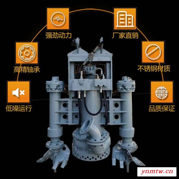 挖掘机改装的抽沙吸砂泵，真的是工厂神器 又脏又累的活再也不用人了图1