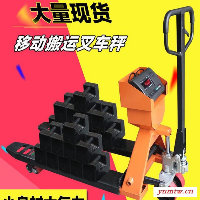 蓝海豹xk3166电子叉车秤 1吨2吨3吨液压叉车秤磅 称重搬运叉车秤图2