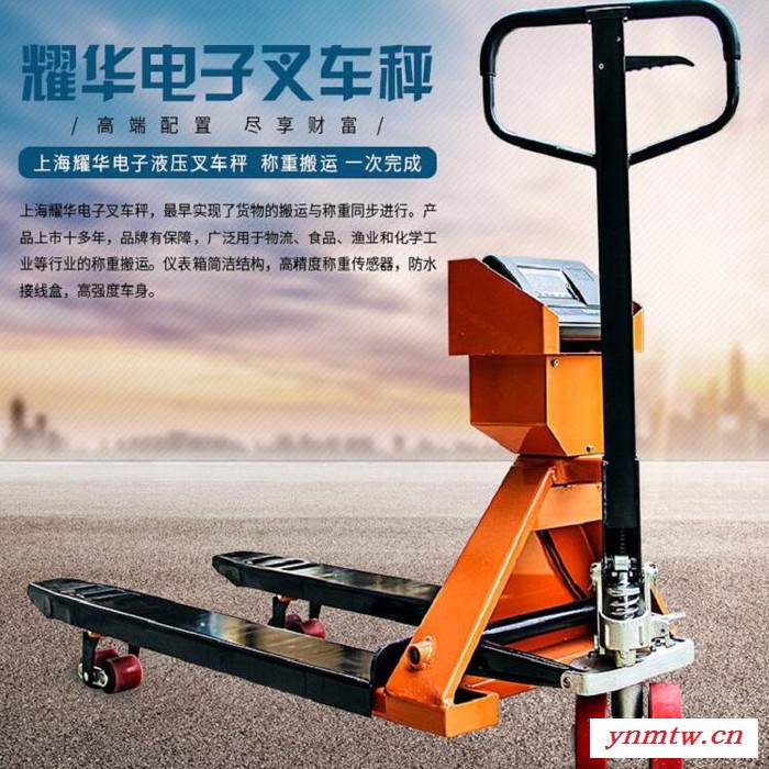 蓝海豹xk3166电子叉车秤 1吨2吨3吨液压叉车秤磅 称重搬运叉车秤图3