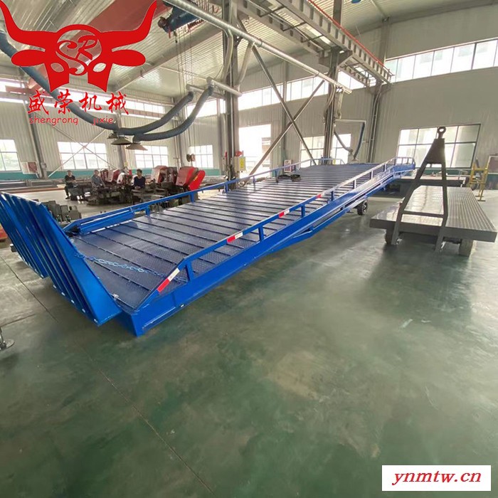 移动式登车桥箱货叉车桥 盛荣DCQY 叉车坡道图2