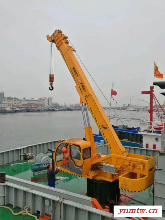 全新升级款多功能船吊 港口专用船吊起重机 渔船吊 坐吊图2