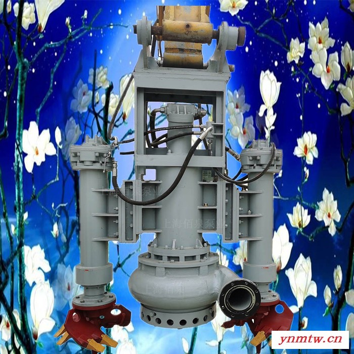 挖机下沉泥浆泵 钩机潜水泥浆泵 挖掘机负载排砂泵 挖机小助手 挖机泥浆泵图2