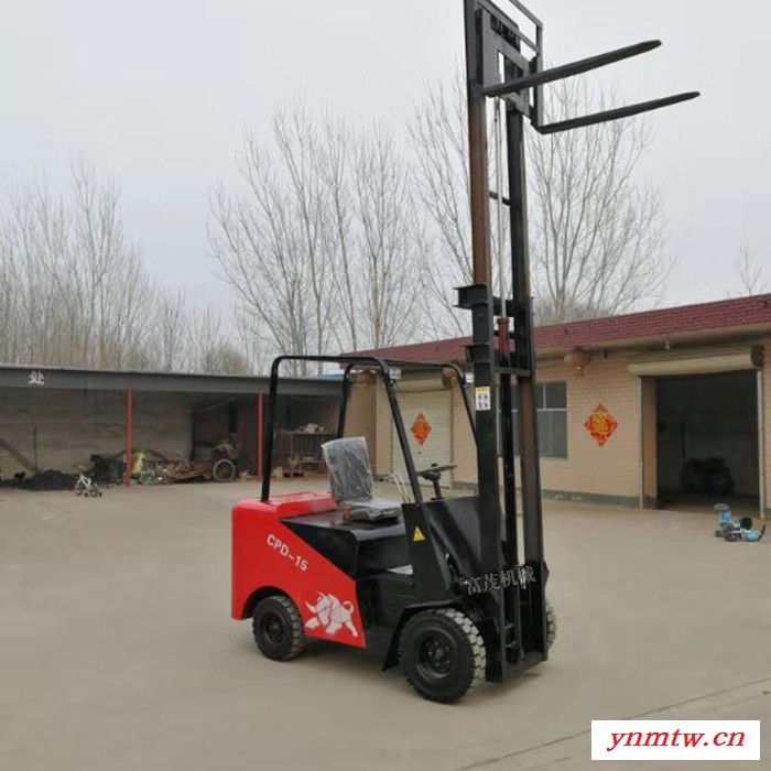 四轮叉车小型1吨1.5吨2吨座驾液压式仓储搬运车装卸举高叉车全电动堆高车图2