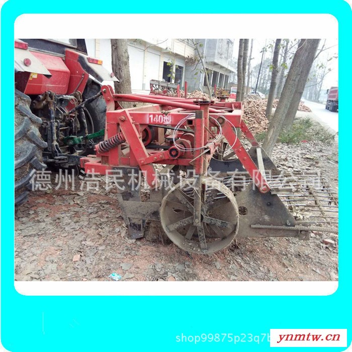 **供应药材收获机  厂家生产药材挖掘机拖拉机后置药材收获机图3