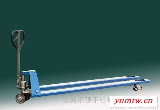 仓库手动叉车 超低|加长|超短液压搬运车定做图2