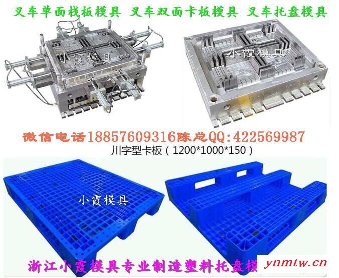 台州做注射叉车川字卡板模具生产图2
