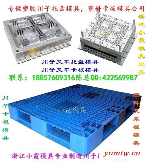 新上市注射叉车双面卡板模具开模图8