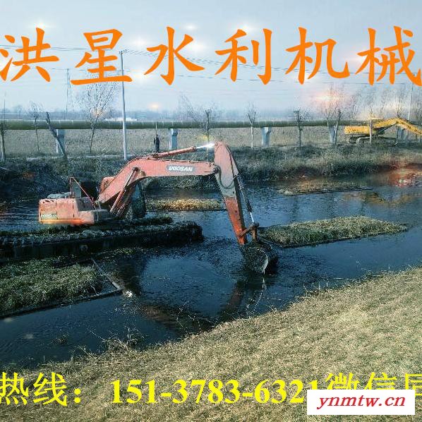 斗山215水陆挖掘机租赁 湿地挖掘机