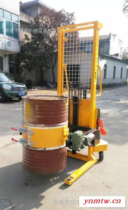 200L铁桶/胶桶抱式电动升降电动倒料油桶叉车 可加电子秤图3