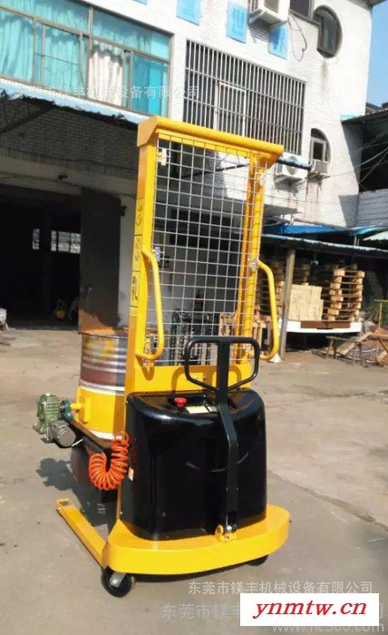 200L铁桶/胶桶抱式电动升降电动倒料油桶叉车 可加电子秤图2