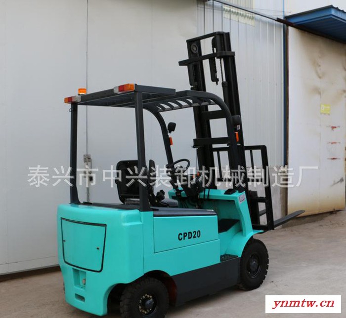 四轮座驾式全电动叉车 堆高车 电动升高装卸车2吨升高3米图3
