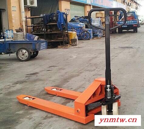 鑫力5吨 液压手推车   手动液压搬运车厂价直销   佛山叉车厂家图2