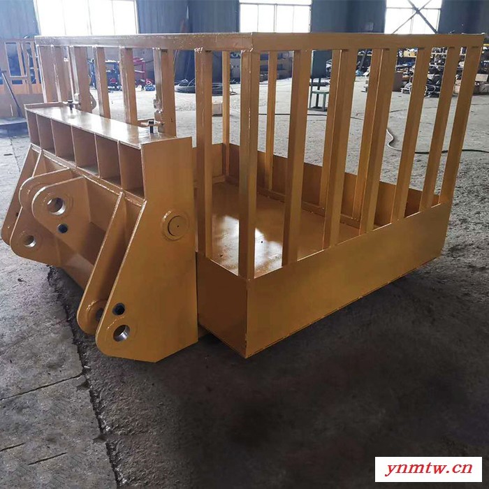 铲车改货叉加框 建筑工地高空作业用 叉车加装人工平台图1