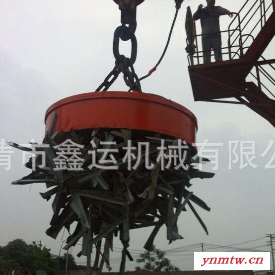 MW5-110L1叉车电磁吸盘 装废钢起重吸盘 挖机铲车带电磁吸盘 鑫运图4