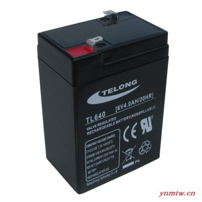 紧急灯专用蓄电池 6V4AH 安全可靠的防爆排气系统