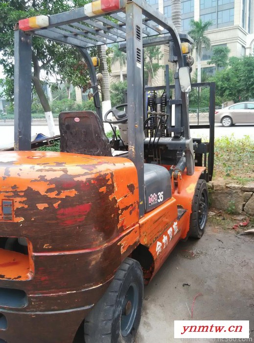 供应二手叉车 合力H2000 3.5T 大柴498 进货柜带侧移 内燃平衡重式叉车图3