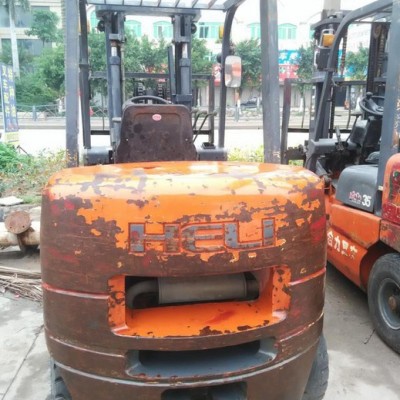 供应二手叉车 合力H2000 3.5T 大柴498 进货柜带侧移 内燃平衡重式叉车