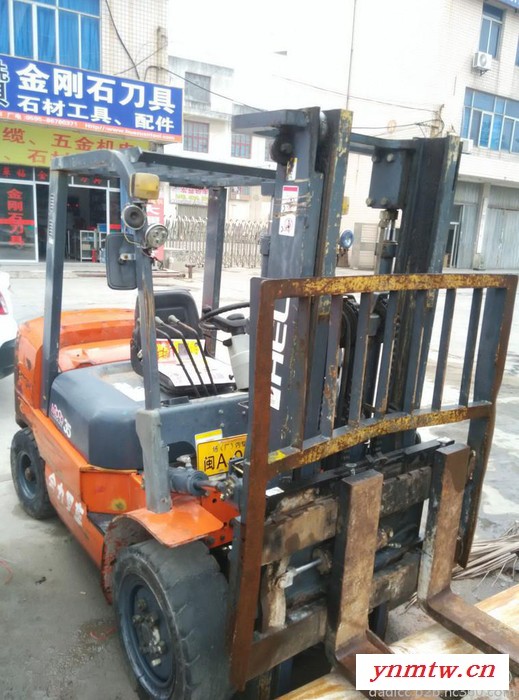 供应二手叉车 合力H2000 3.5T 大柴498 进货柜带侧移 内燃平衡重式叉车图2