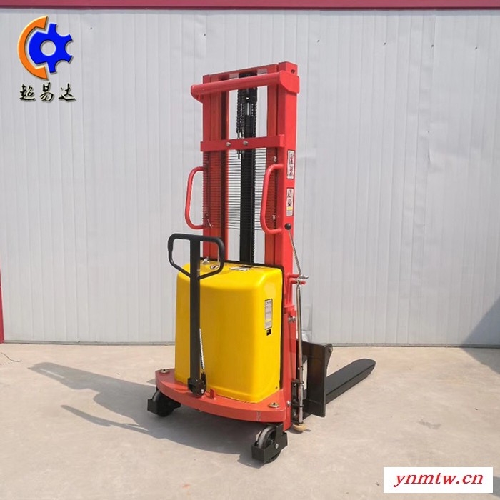 常州1吨2吨半电动堆高叉车 推高车液压升高小型电力叉车 堆垛机装卸铲车图3