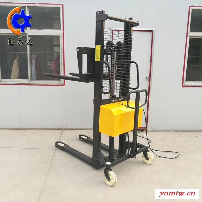 常州1吨2吨半电动堆高叉车 推高车液压升高小型电力叉车 堆垛机装卸铲车图6