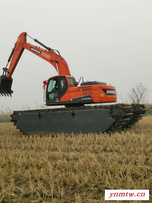 供应改装水路两用挖掘机湿地挖掘机租赁 水上挖掘机