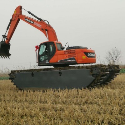供应改装水路两用挖掘机湿地挖掘机租赁 水上挖掘机