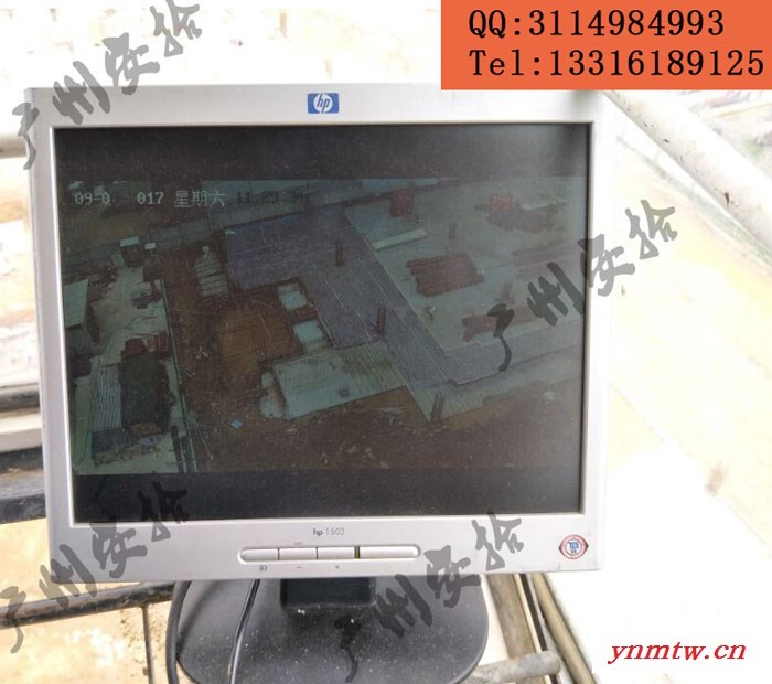 安拾工地塔吊高清无线视频监控传输方案并远程监控 塔吊视频监控