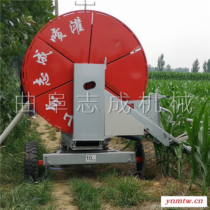 自动回收农用喷灌机 智能化控制系统喷灌机 叶轮式喷枪灌溉机图8